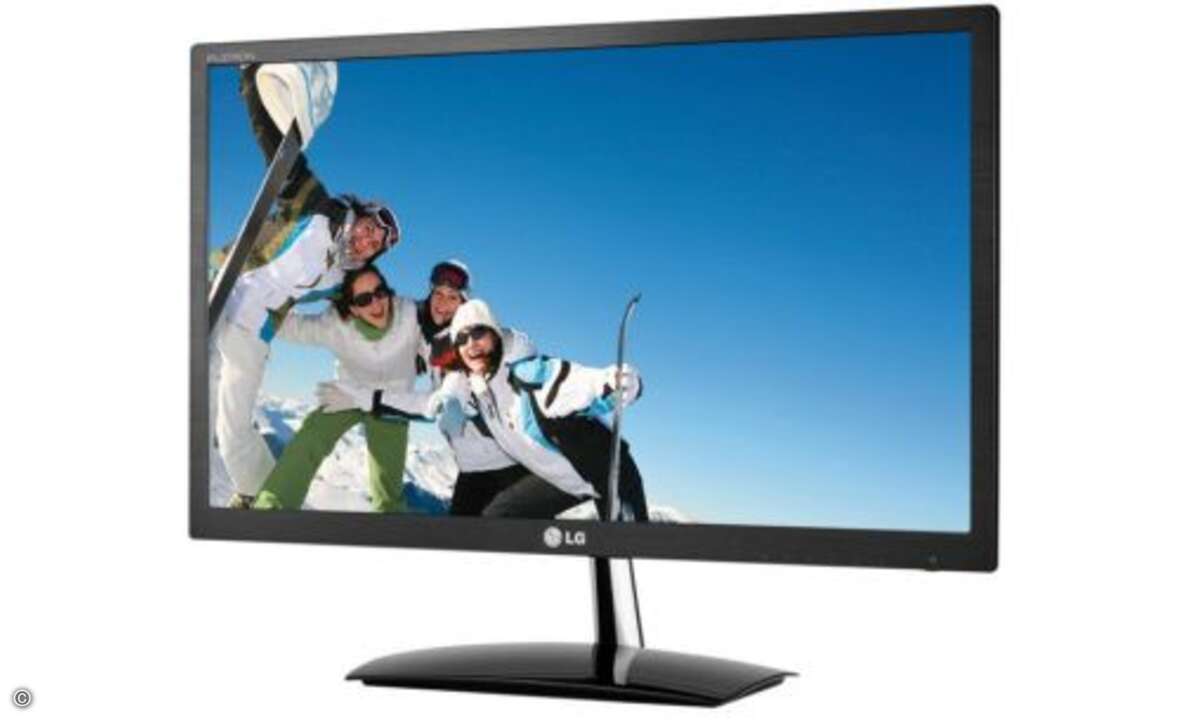 Der 58 cm TFT/LED-Flachbildschirm von LG ist wie wohl alle neueren Displays nach dem aktuellen schlanken und eleganten Design-Diktat geformt. Die Auflösung mit 1920x1080 Pixel im 16:9-Format liefert Full HD, eine Reaktionszeit von 5 ms nach ISO lässt