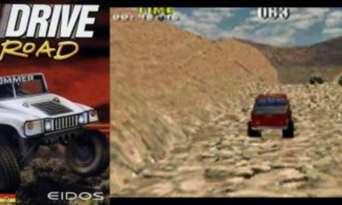 Test Drive Off-Road bekam gleich 1998 einen zweiten Teil mit mehr Autos und freien Geländeausritten spendiert.