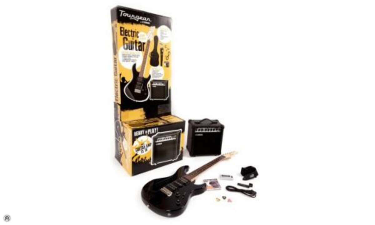 Das Yamaha TG 121 UBLPACK ist ein Einsteigerset für den E-Gitarristen. Es enthält eine Solid-Body E-Gitarre im ST-Style mit kompaktem 15 Watt Verstärker, der alle angesagten Sounds liefert, ein Stimmgerät, ein Kabel, einen Gitarrengurt, Plektren, Ers