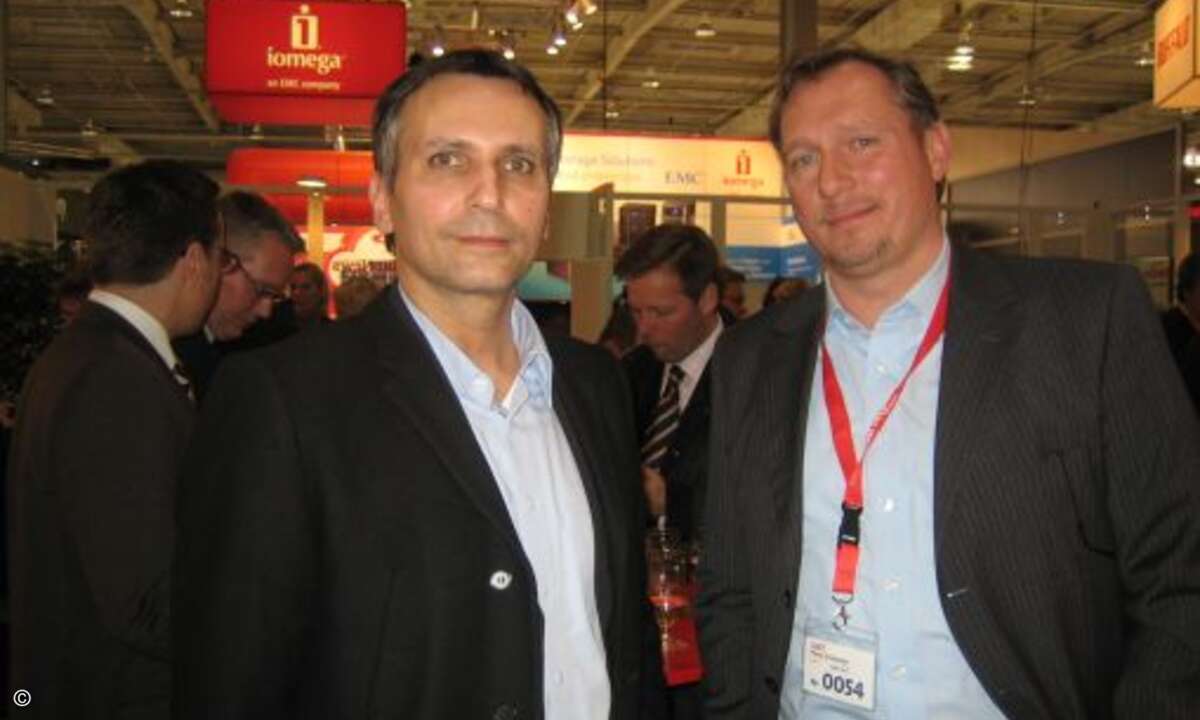 Hasan Ezdi (Waveline) und Thomas Noeske (CRN)