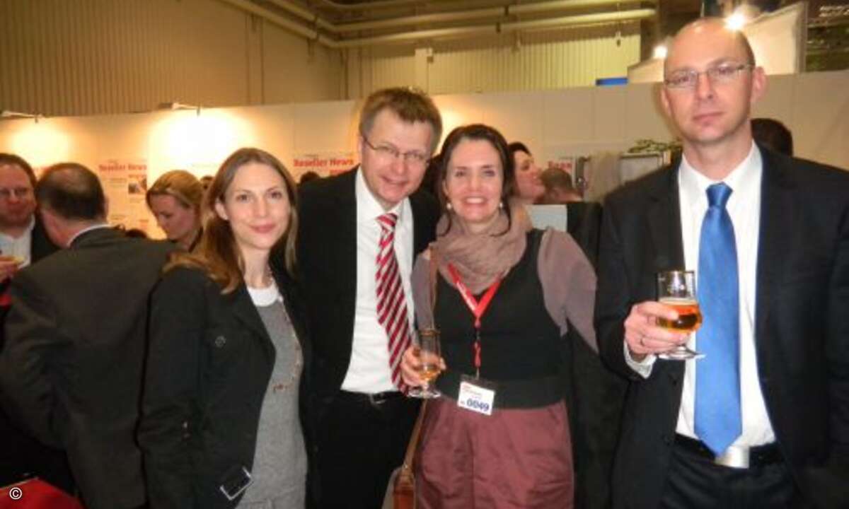 Ulrike Wendel (CRN), Theo Reinerth (Brother), Nadine Kasszian (CRN) und Manfred Grandis (BHS Binkert)