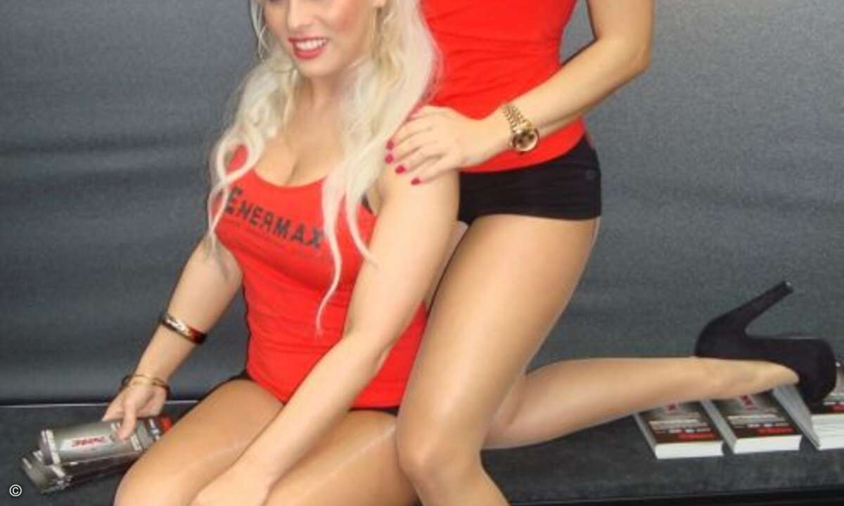 Zum Glück hat Enermax auch Kühler-Lösungen. Die sind bei diesen Hostessen auch nötig.