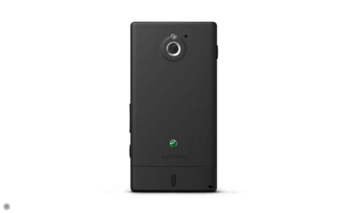 Sony Sola: Auf der Rückseite ist eine 5-Megapixel-Kamera mit Schnellstart-Modus integriert.
