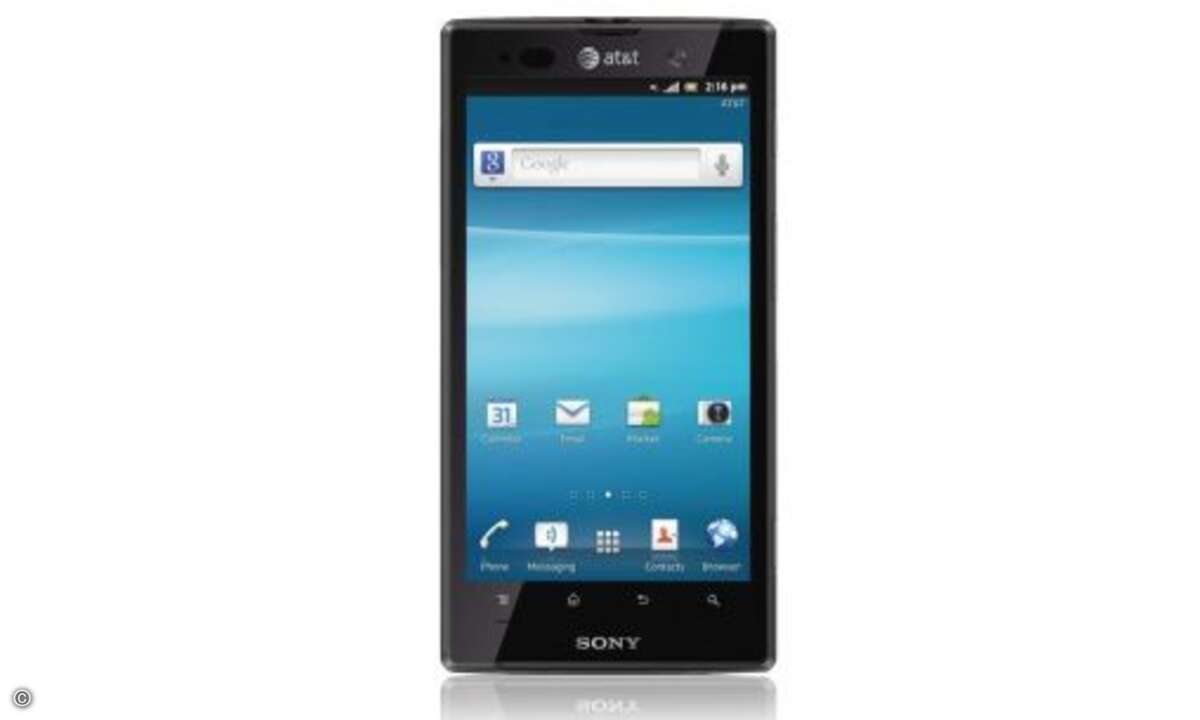 Sony Xperia Ion Das Xperia Ion ist das LTE-Schwestermodell des Top-Modells Xperia S. Es handelt sich um das erste Smartphone des Unternehmens, das mit dem schnellen Datenfunk ausgestattet ist. Ein Deutschland-Start ist nicht vorgesehen, momentan ist