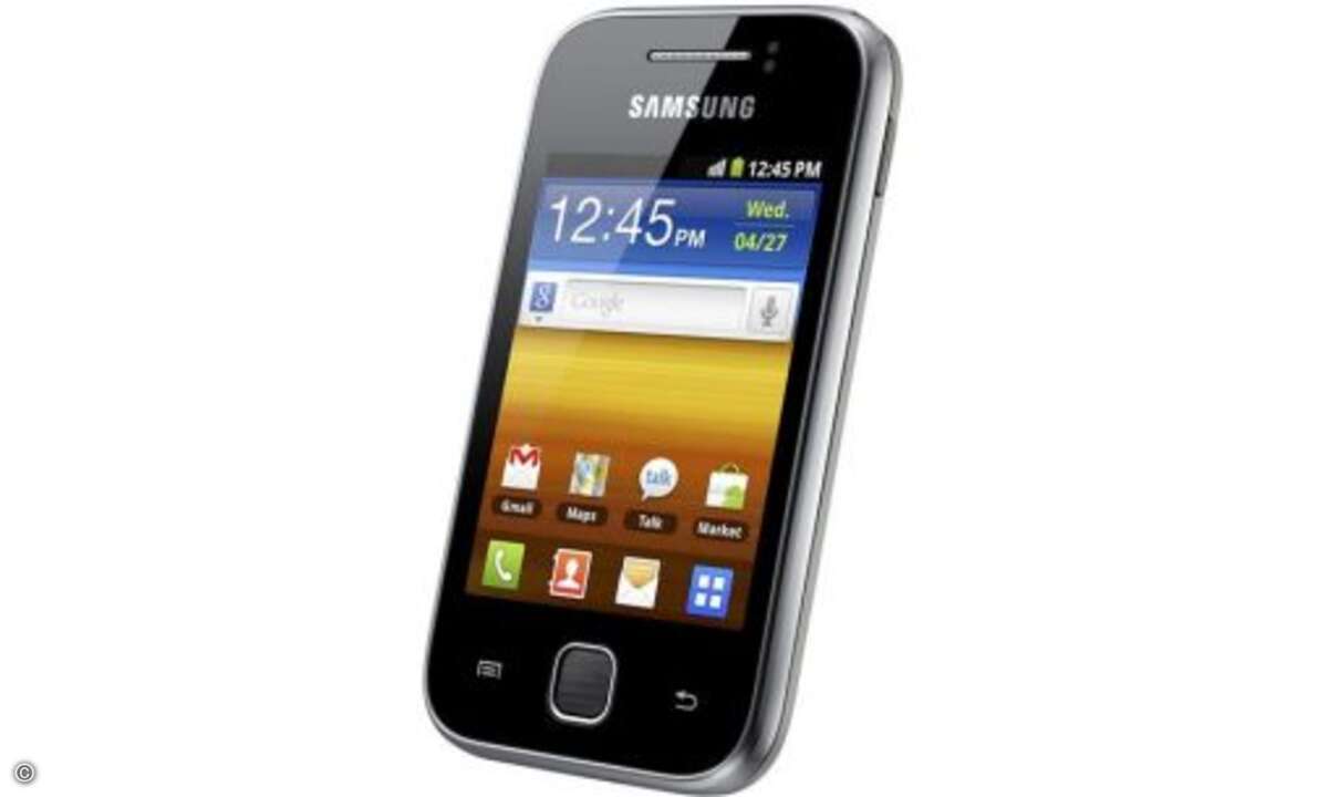 Samsung Galaxy Y Akkukapazität: 1200 mAh typische Ausdauer: 07:49 Stunden Gesamtwertung: überragend 110/115