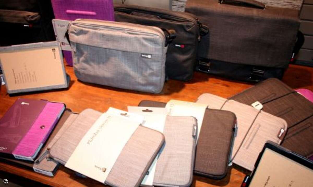 iPad-Folios, Slipcases und Taschen aus der neuen »Fibre Collection« Foto: Sebastian Paulus