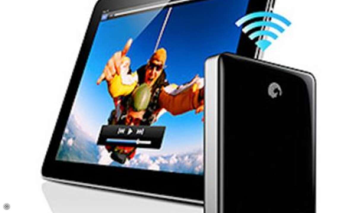 Mit der Seagate's GoFlex Satellite hat mutter Ihre Lieblingsfilme und -Musik immer mit dabei.