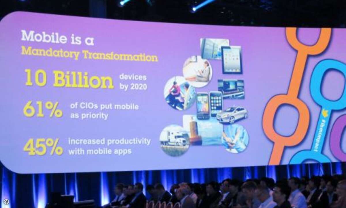 Neben dem Cloud Computing prägte das Thema Mobilität die Keynotes auf der Impact 2012.