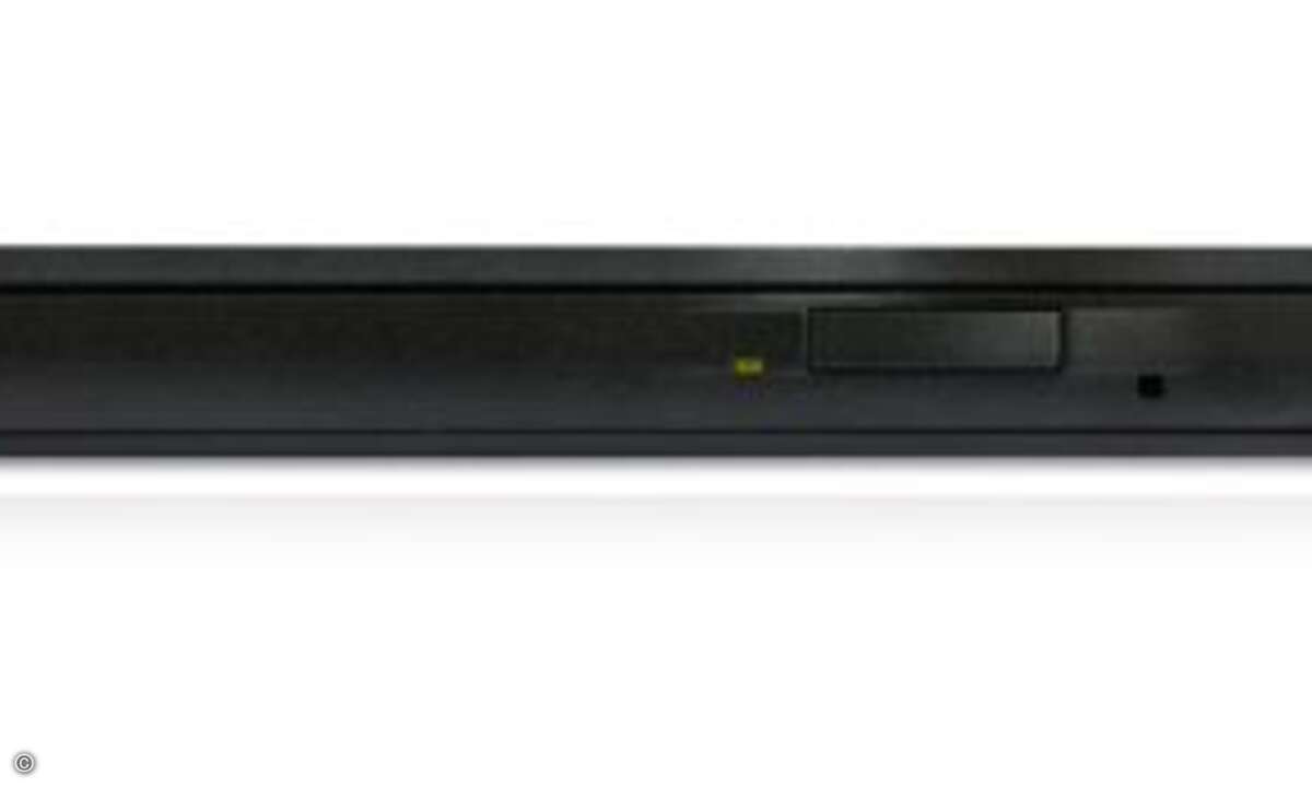 Mit einer Höhe von nur 14 mm der dünnste externe DVD-Brenner der Welt (Bild: Samsung)