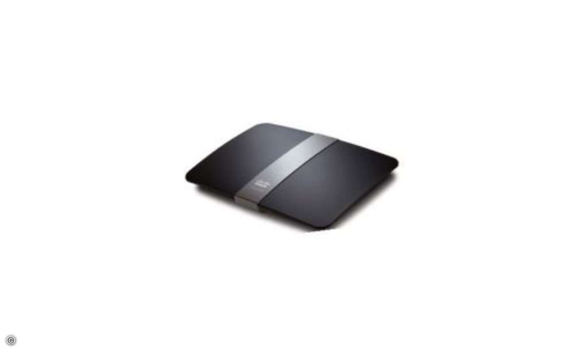 Platz 4: Cisco Linksys E4200
Am Cisco Linksys E4200 kann man per USB 2.0 eine externe Festplatte anschließen. Für Gäste gibt es einen auf den Internet-Zugriff beschränkten WLAN Zugang.
© Cisco