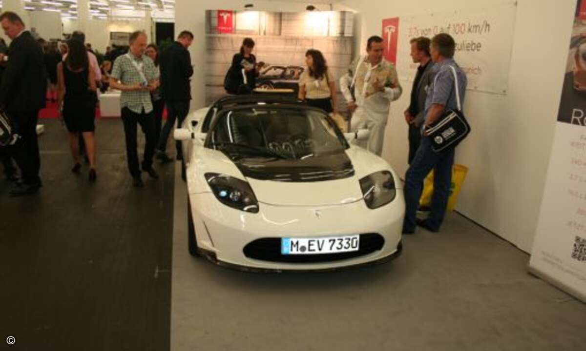 Der Tesla Roadster... Foto: Computer Reseller News