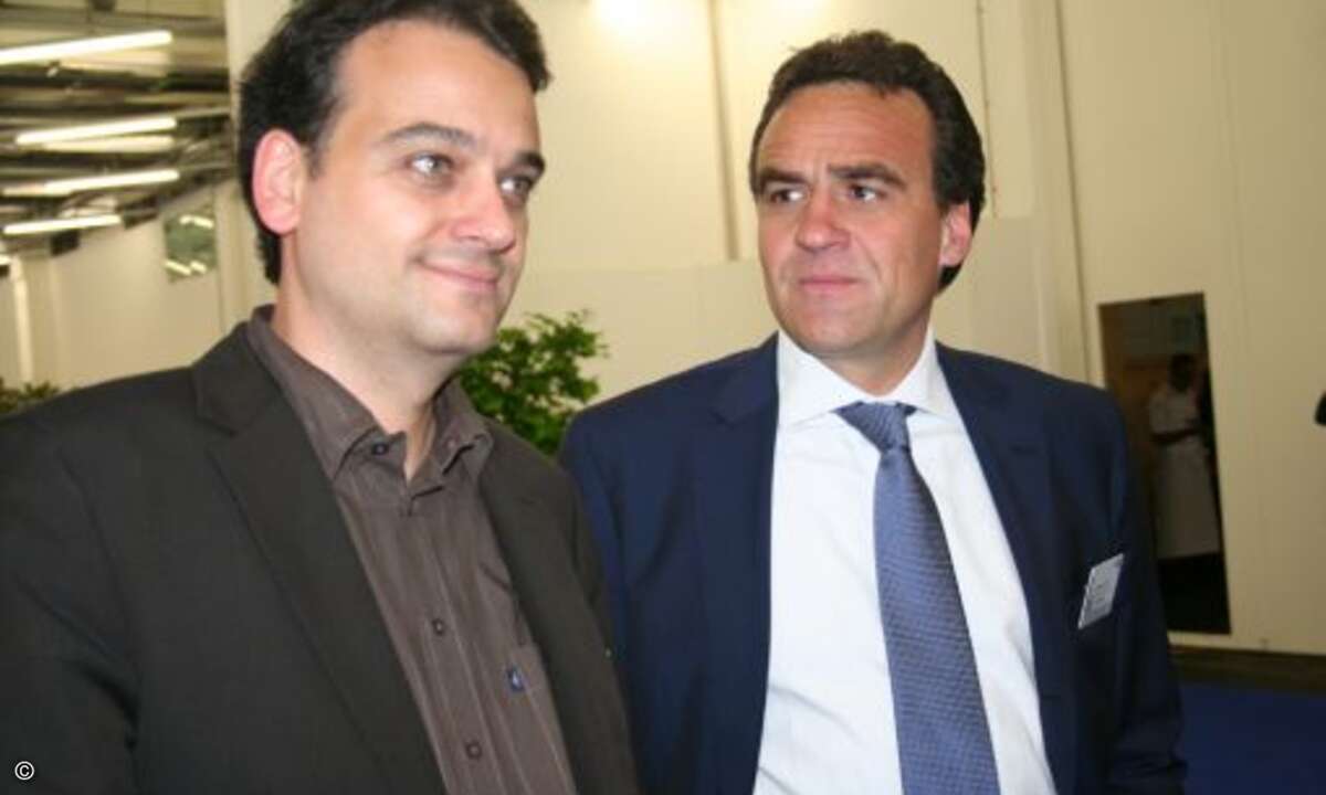 Markus Reuter und Ingram Micro-Manager Marcus Adä