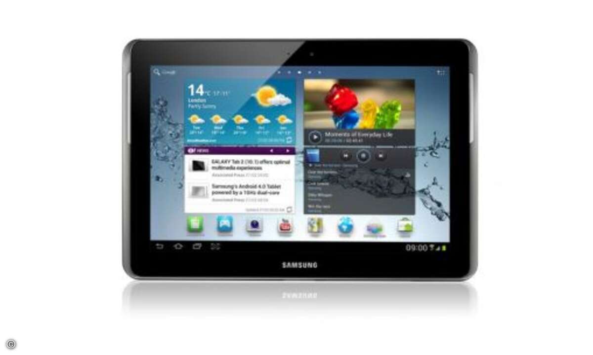 Neuauflage des iPad-Verfolgers: Das Galaxy Tab 2 10.1 ist da. (Bild: Samsung)