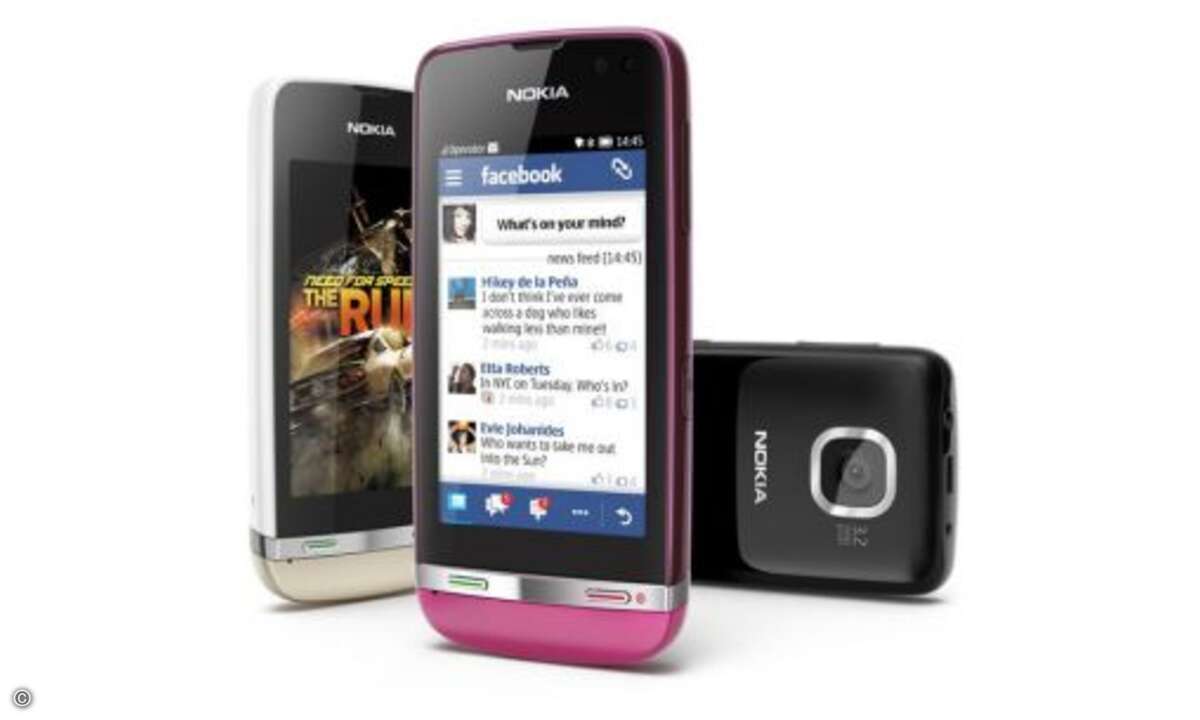 Das Nokia Asha 311 hat ein kapazitives 3-Zoll-Display © Nokia