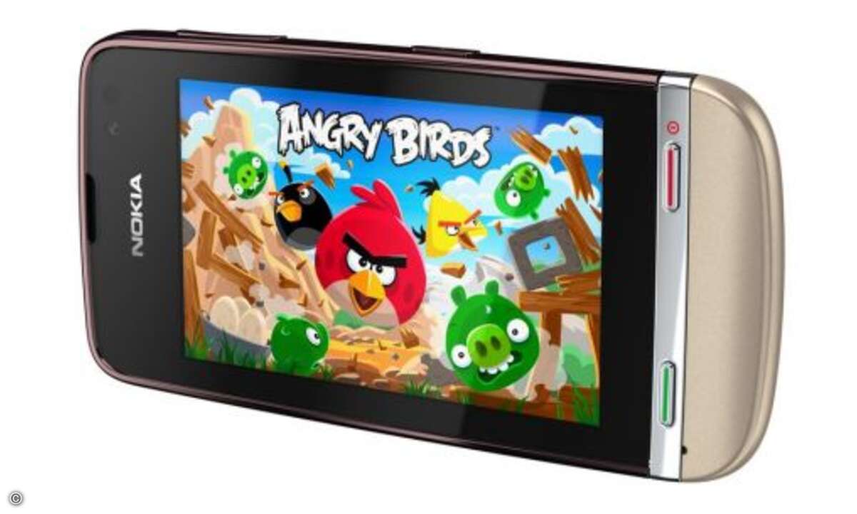 Auch beim Nokia Asha 311 liegt ein Gutschein für 40 EA-Spiele bei. © Nokia