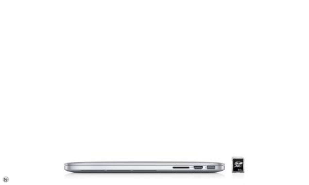 Das Macbook Pro verfügt auch über einen SD-Karten-Slot © Apple