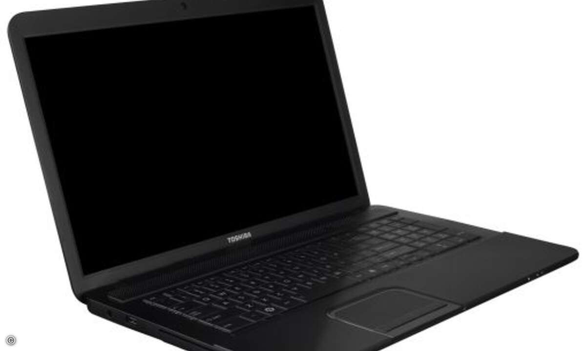 Das »Satellite C870« soll mit 17,3 Zoll den heimischen Desktop ersetzen. © Toshiba