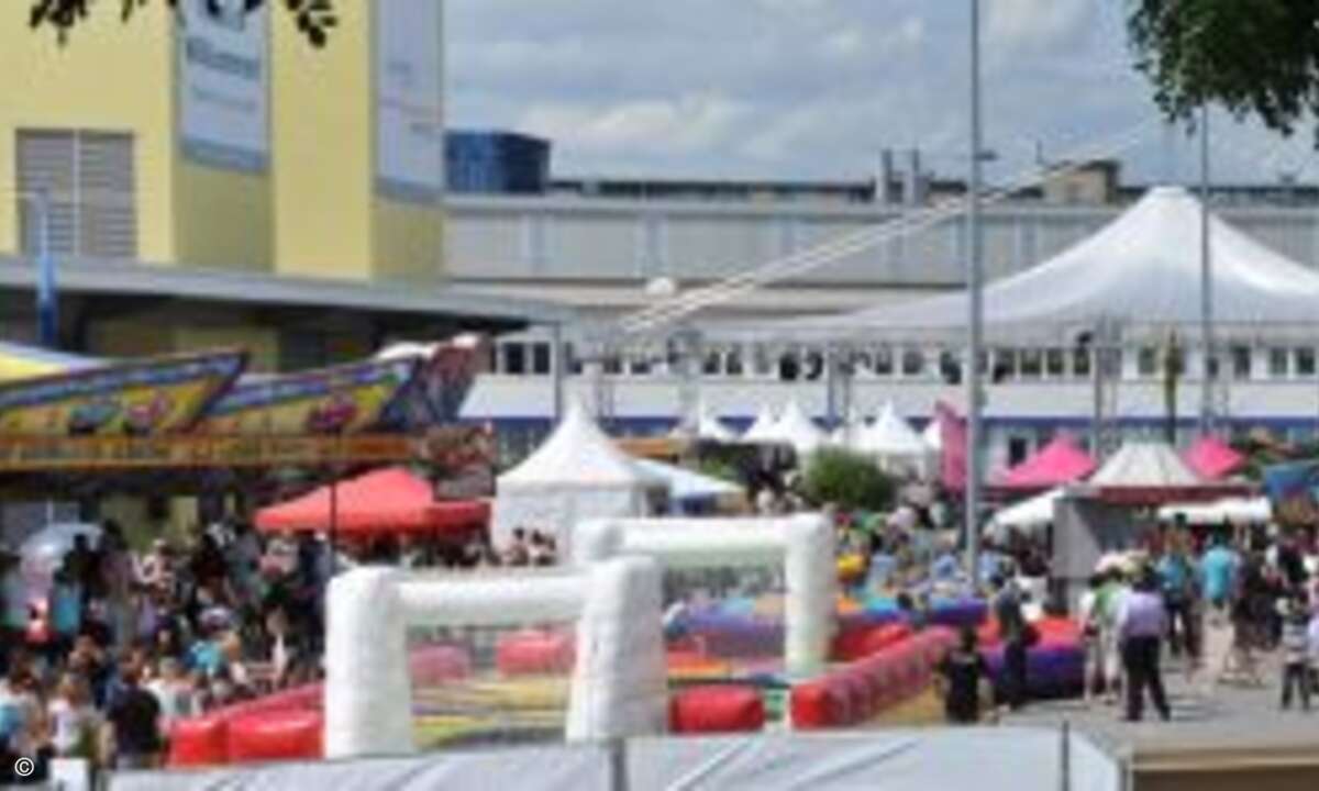 Das Komsa Midsommar-Fest fand in und um der Chemnitz-Arena statt