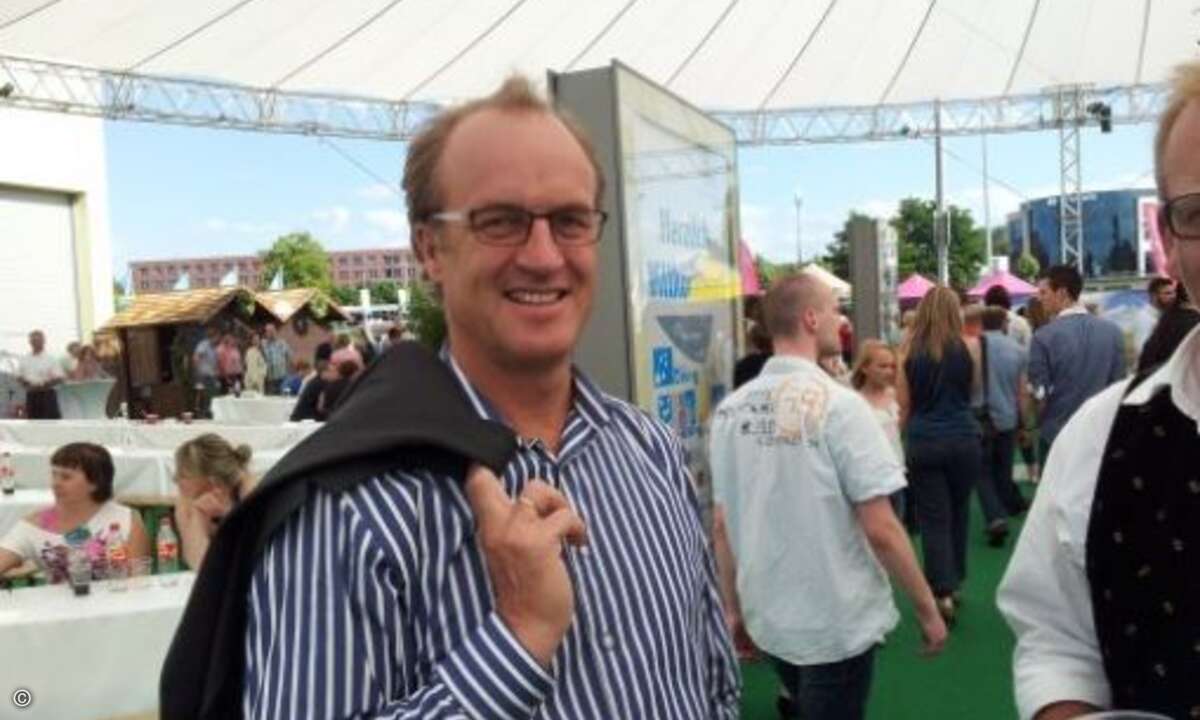 Auch Geschäftspartner waren zahlreich vor Ort: Marcus Epple von E-Plus