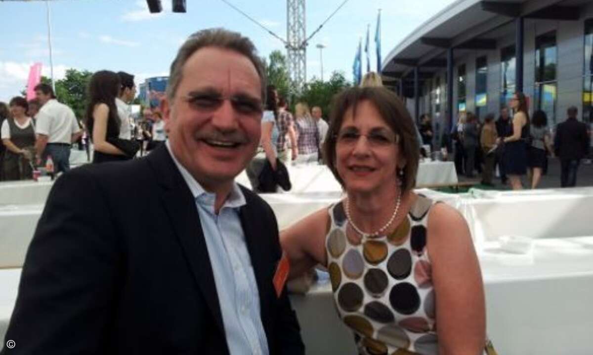 Hans-Peter Mistele von Teldat mit seiner Gemahlin Christine Mistele