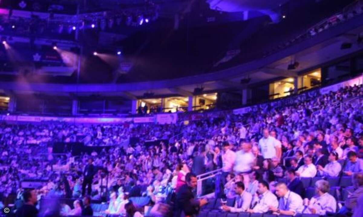 16.000 Partner kamen aus der ganzen Welt um an der Konferenz teilzunehmen
