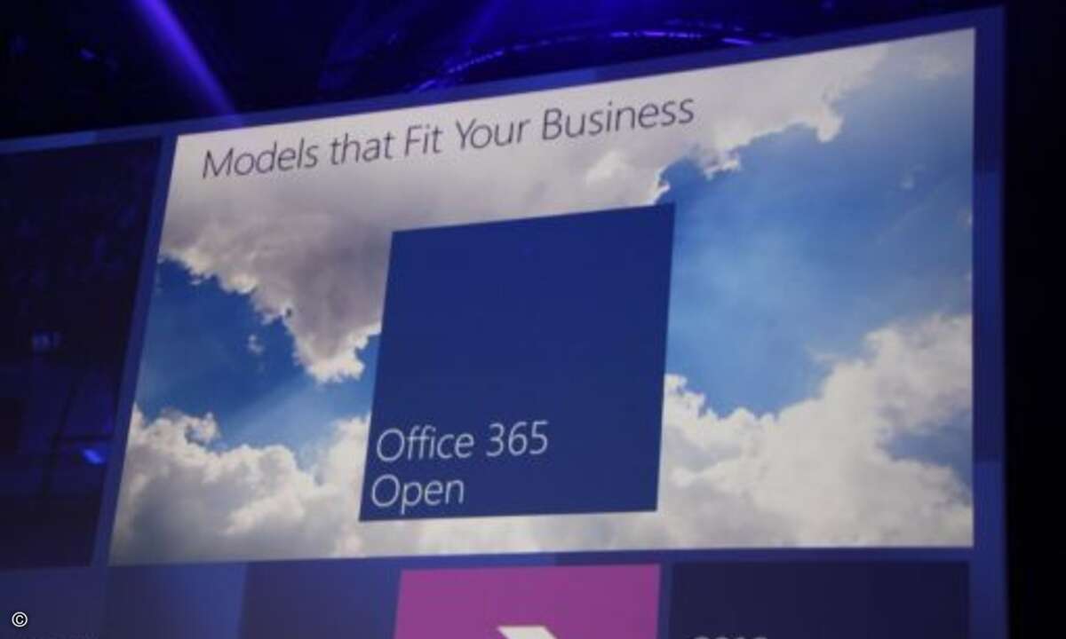… darunter auch Office 365 Open