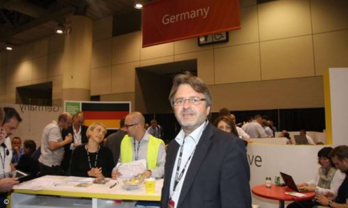 Peter Burghardt, Managing Director und Mitgründer von Techconsult in der deutschen Lounge