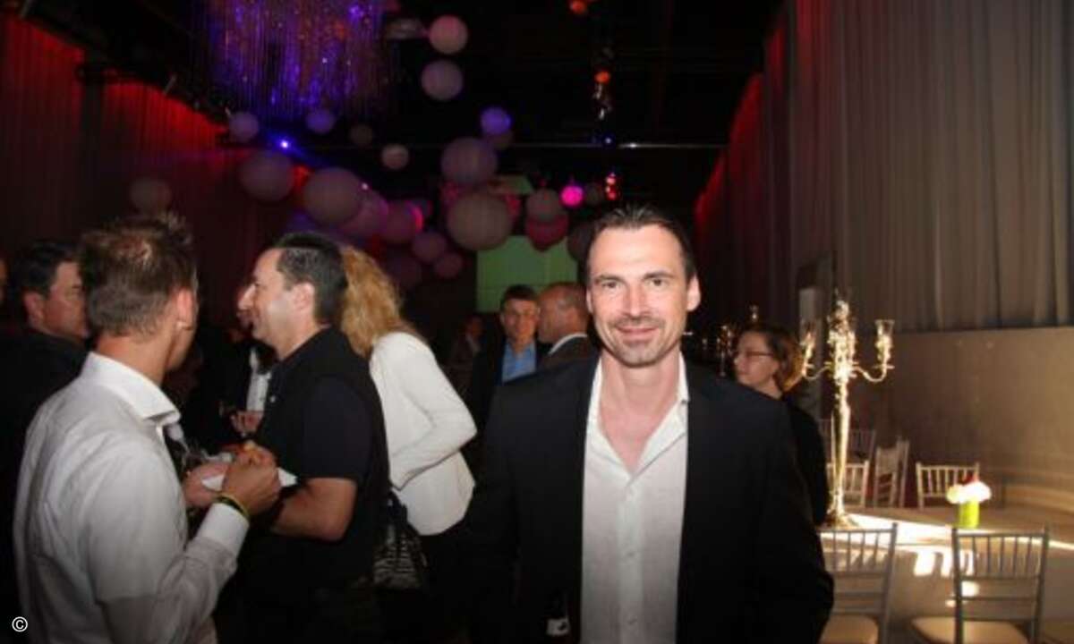 Auch Thorsten Belverato (B.com) feierte mit.
