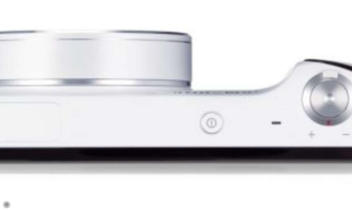 Von oben wirkt die Digital-Kamera noch wie eine normale Cam. © Samsung