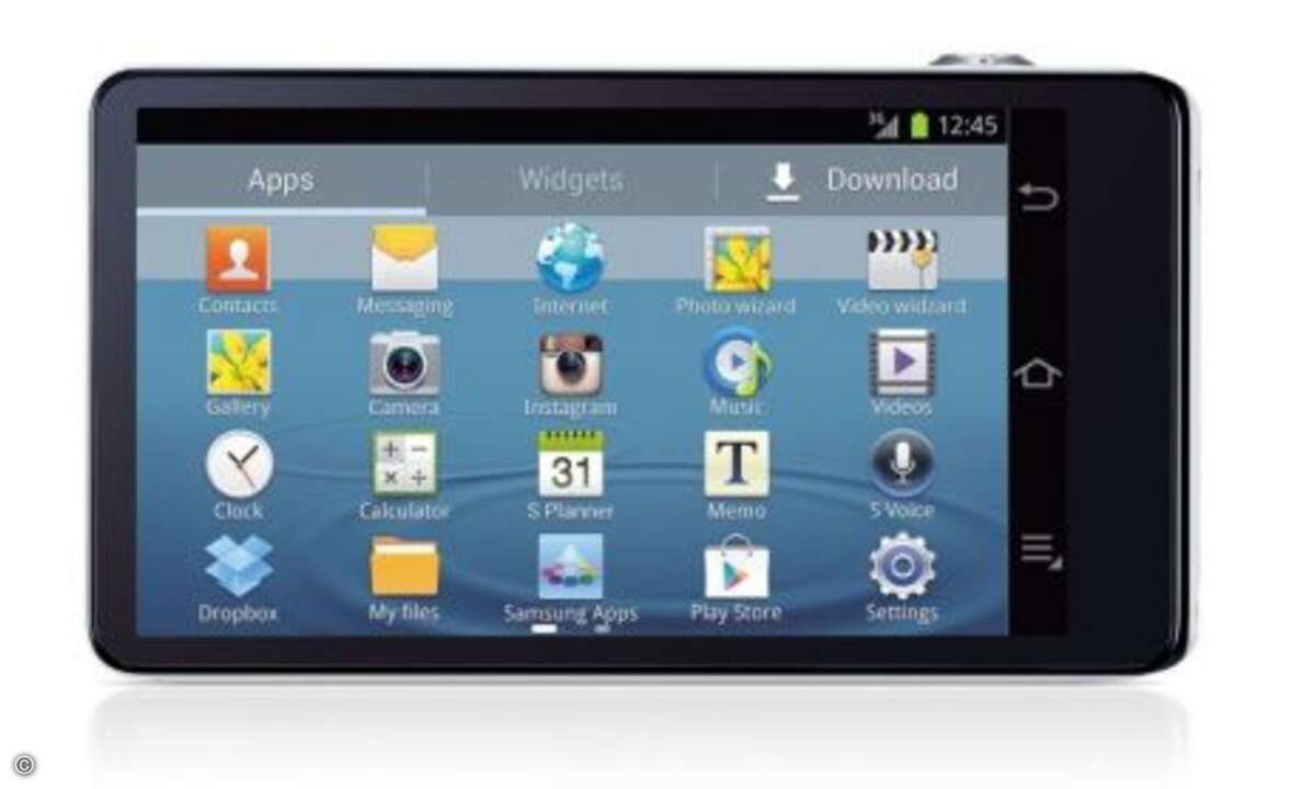 Beim Blick auf das Display sieht die Sache schon anders aus. © Samsung