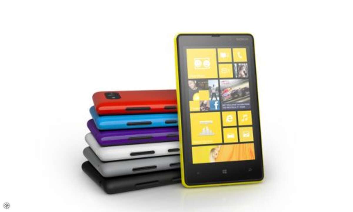Das Lumia 920 kommt in verschiedenen Farben. © Nokia/Microsoft