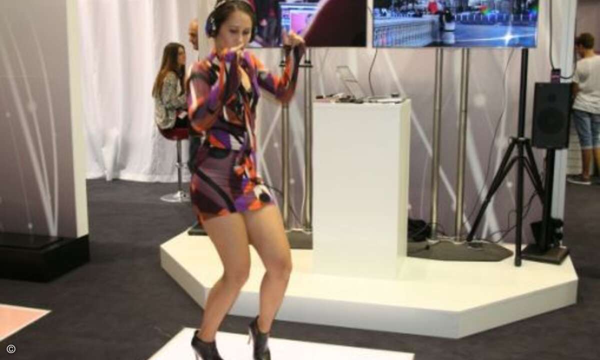 Headphones im Tanzeinsatz