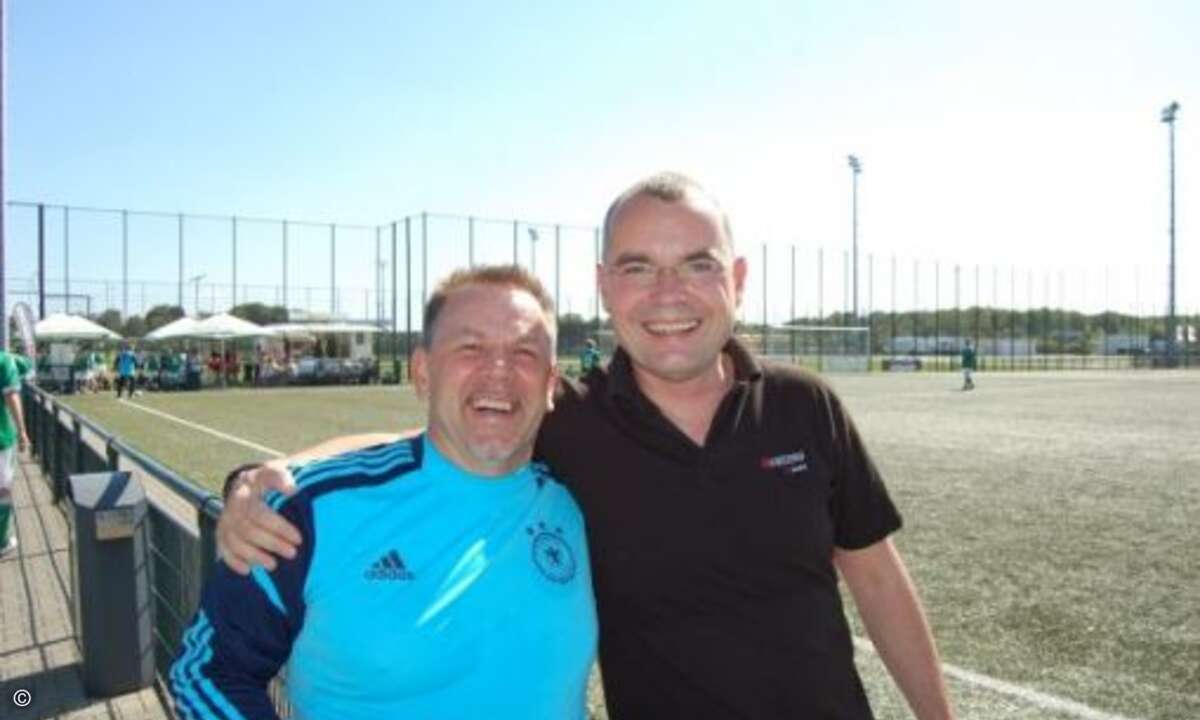 Jan Töwes von der Jaka OHG und Bernd Rischer von Kyocera