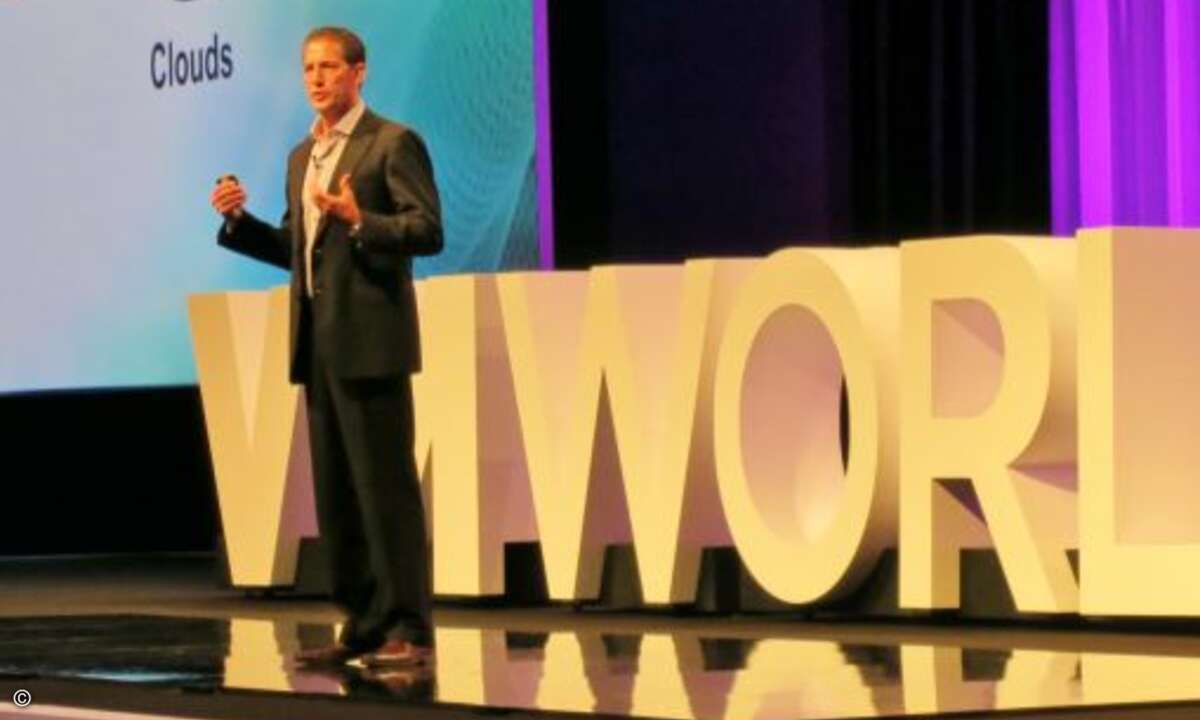 VMwares CTO Steve Herrod ergänzte die technischen Details.