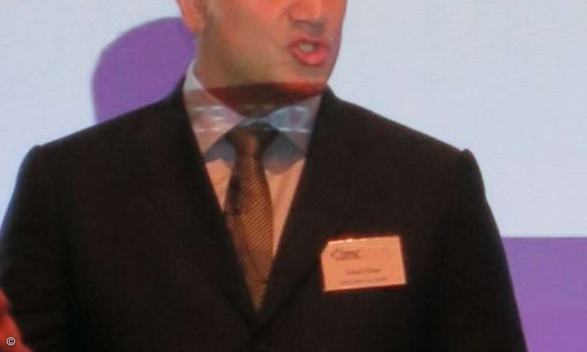BMCs Deuschland-Geschäftsführer Ismail Elmas eröffnete zusammen mit seinem Kollegen Uwe Behley die Veranstaltung.