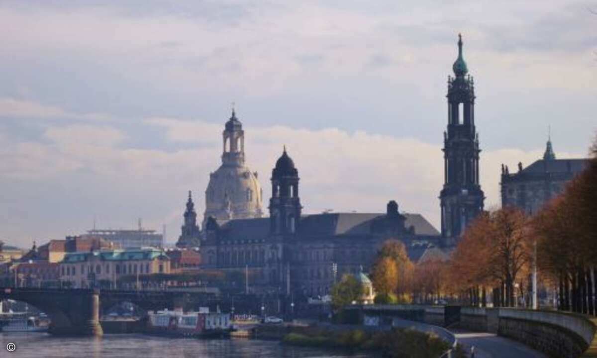 In Sichtweite des Congress Center: die Dresdner Altstadt.