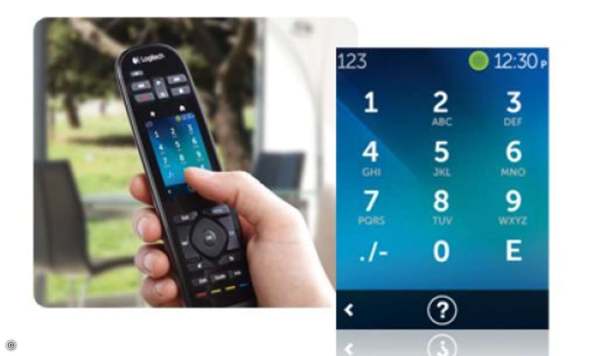 Die Harmony Touch soll sich intuitiv steuern lassen. © Logitech