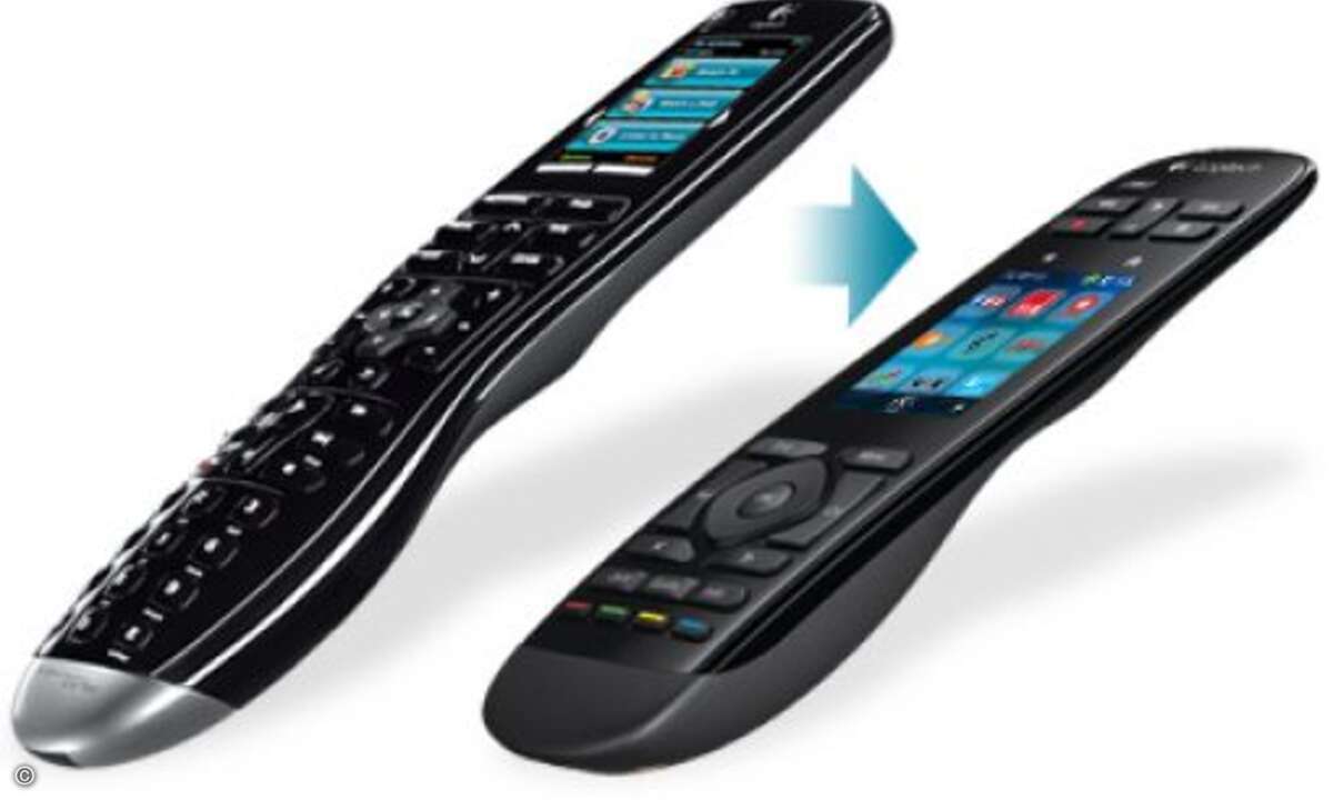 Der Wechsel von der alten Harmony One auf die neue Harmony Touch ist möglich. © Logitech