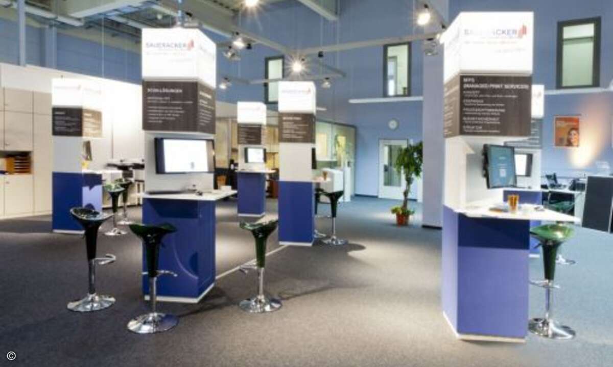 Eindrücke vom MPS-Themenpark in Nürnberg. © Utax
