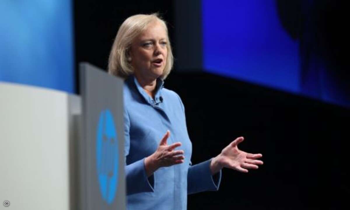 Meg Whitman, CEO von HP, bekannte sich in ihrer Keynote bei der Discover klar zum Hardware-Geschäft