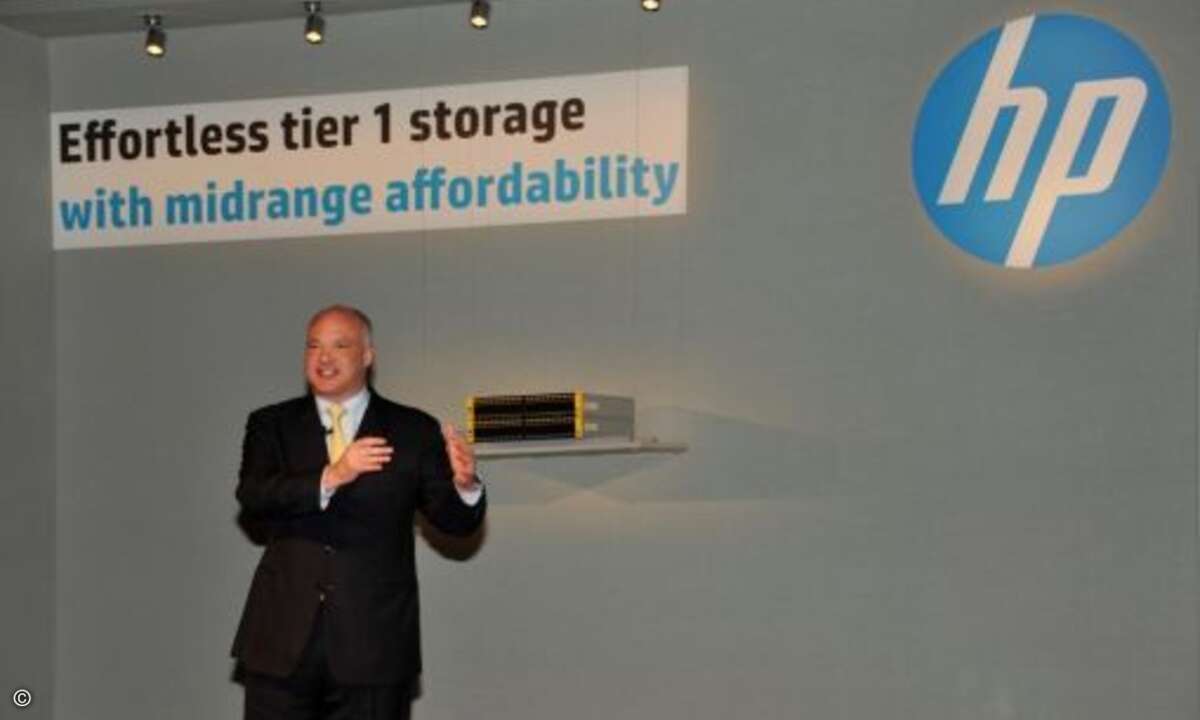 David Scott, Senior Vice President HP Storage, stellte bei der Discover das neue Storage-Portfolio vor