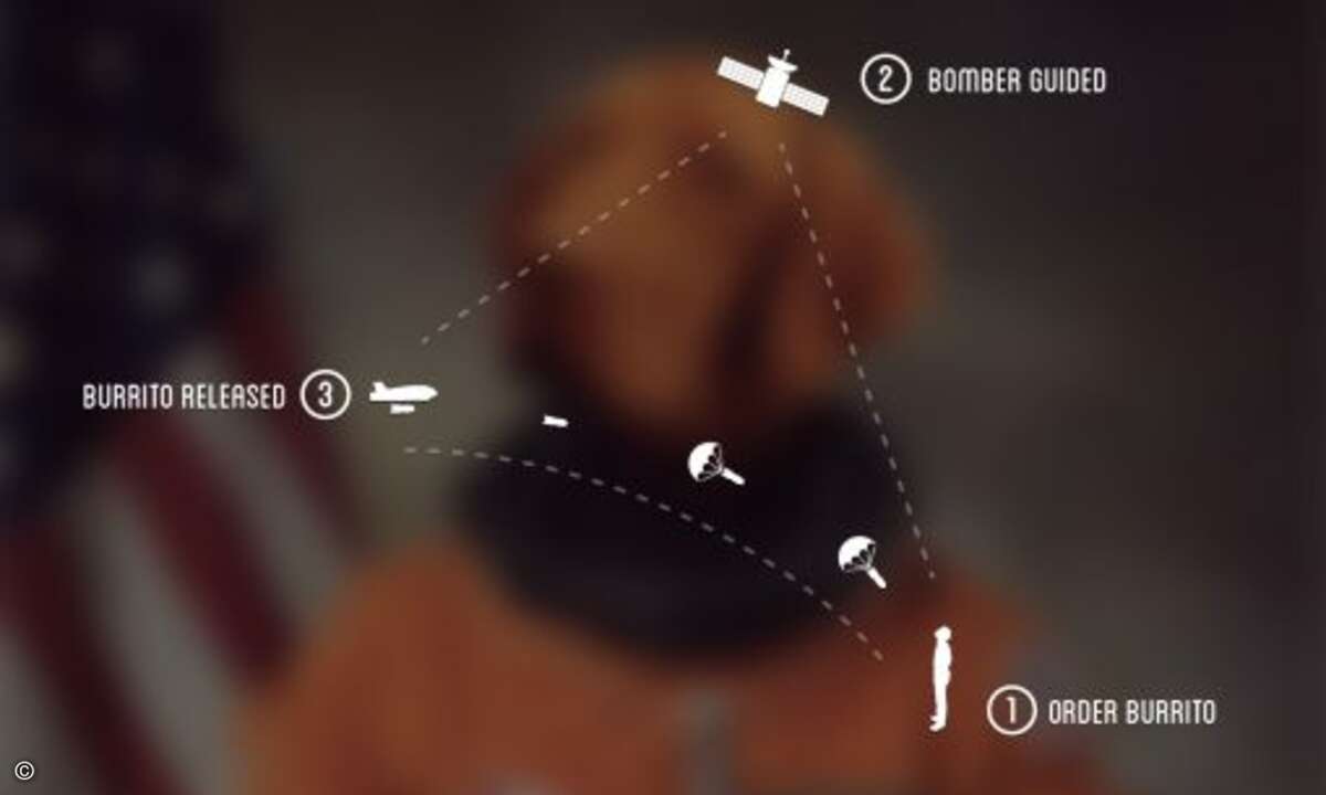 Dann geht der Bomber auf die Reise; hier als Schema dargestellt. © Darwin Aerospace