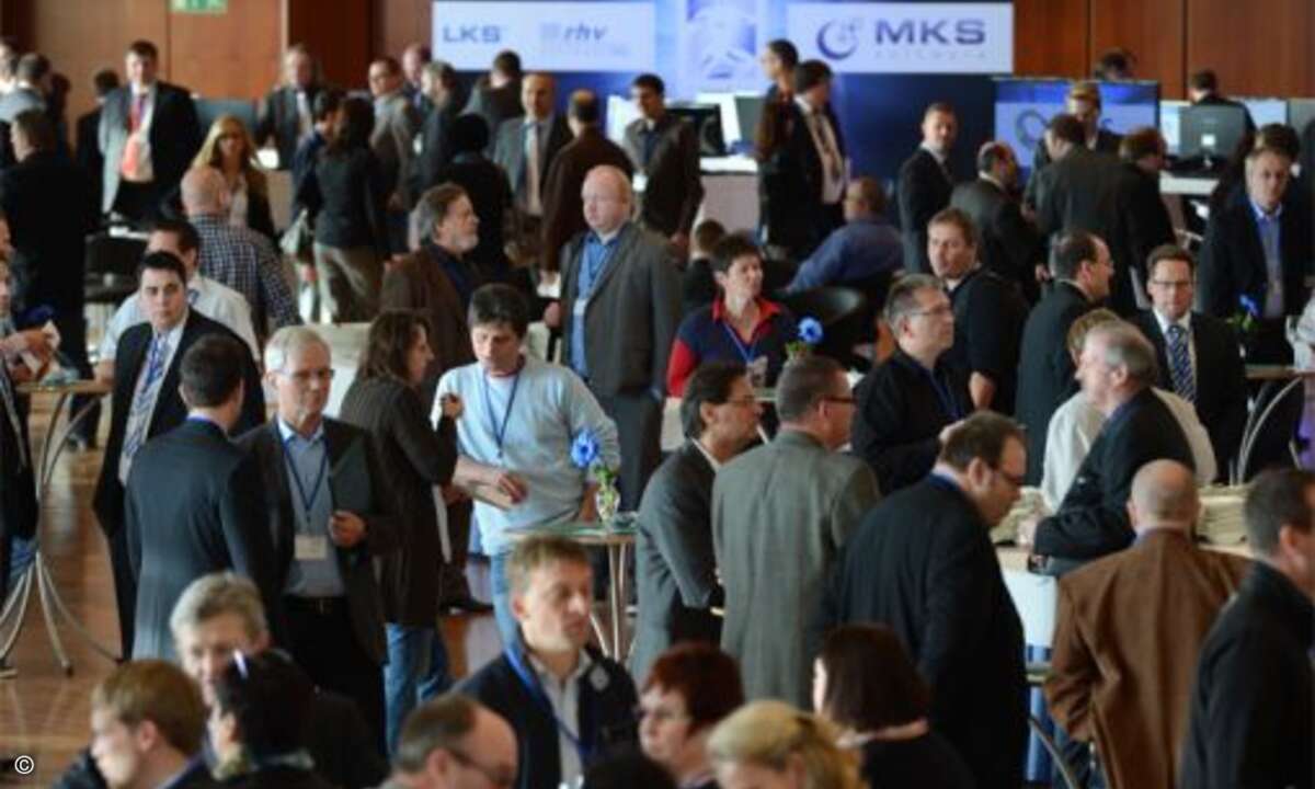 Zur MKS User Conference 2012 kamen 313 Besucher ins Congress Centrum Graf Zeppelin Haus in Friedrichshafen
