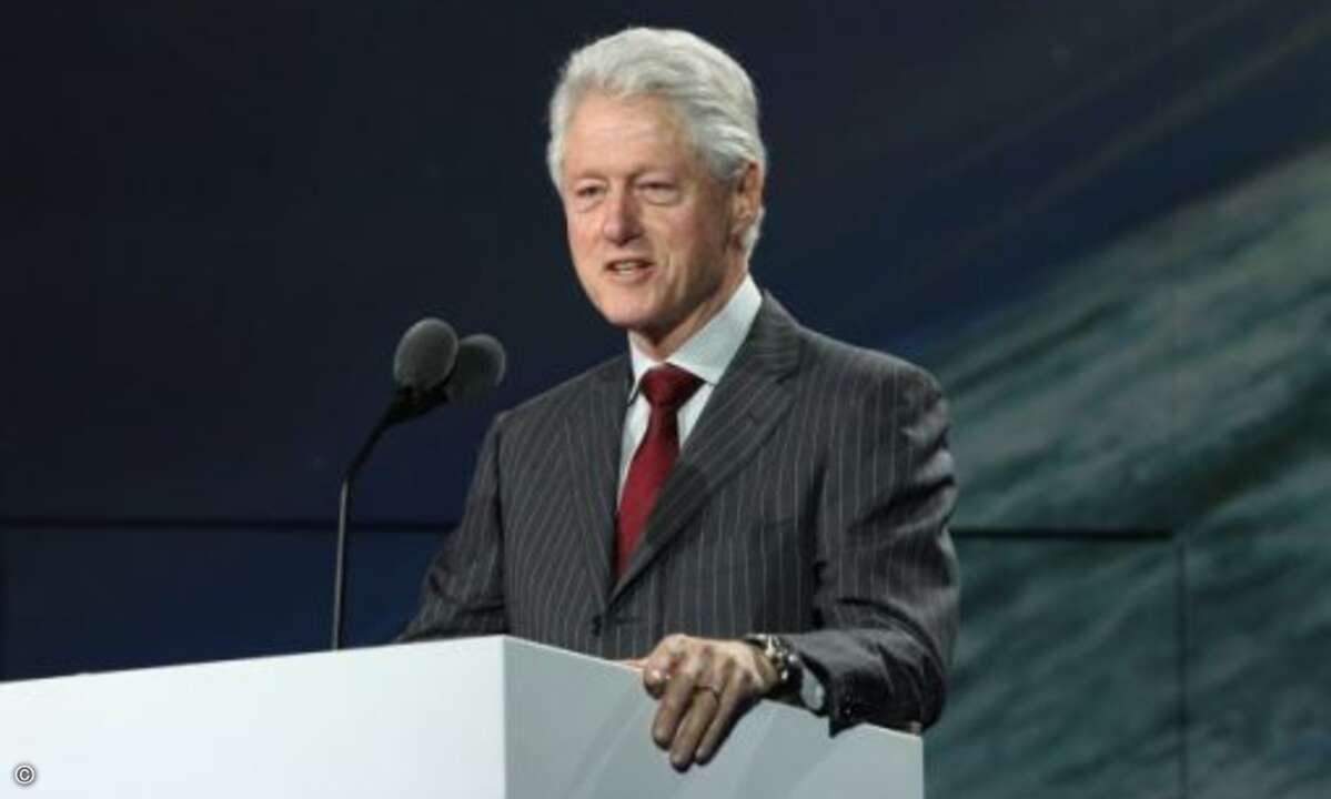 Ex-Präsident Bill CLinton war einer der Keynote Speaker (Bild: CES)