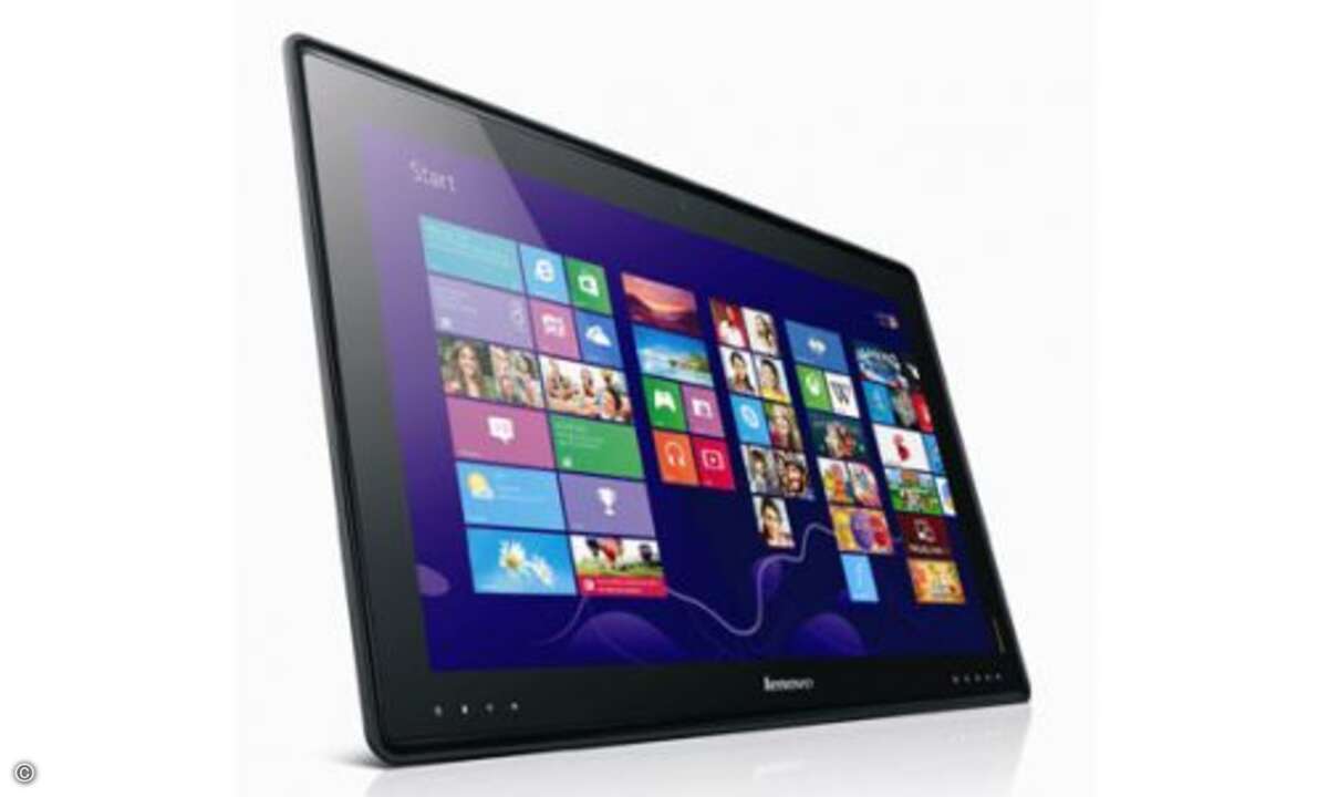Das IdeaCentre Horizon von Lenovo verbindet die Eigenschaften eines Desktop-PCs und eines Tablets (Bild: Lenovo)
