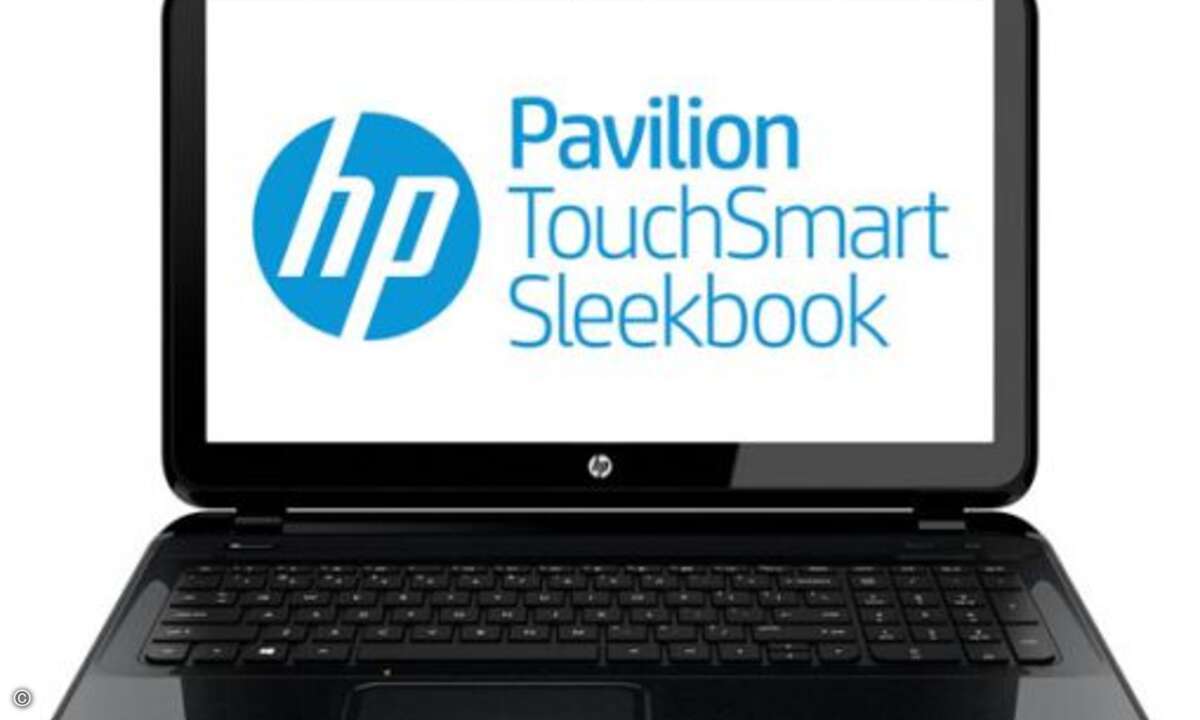 HP bietet mit seinen Pavilion TouchSmart Sleekbooks die Allrounder unter den Windows 8-Geräten (Bild: HP)