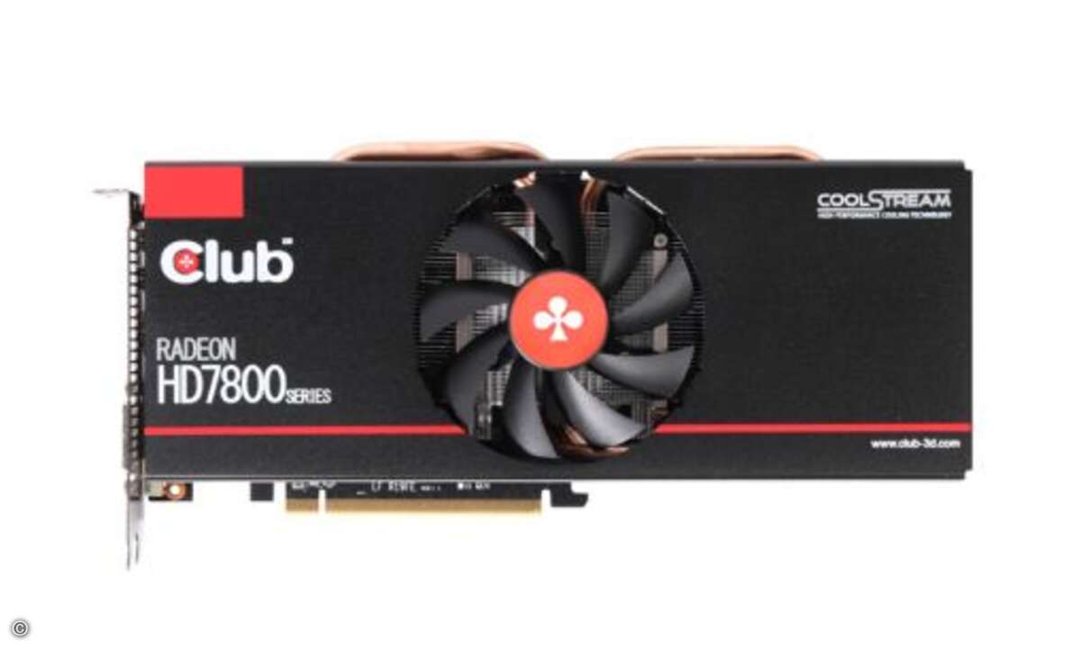 Die »Radeon HD 7870XT« in der Draufsicht. (Bild: Club 3D) (Bild: Club 3D)