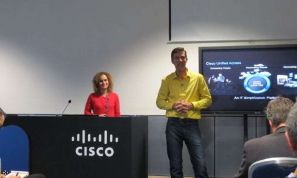 Ron Soderbery, Chef der Enterprise Networking Group, stellte die Produkte vor, mit denen Cisco seine Visionen verwirklichen will