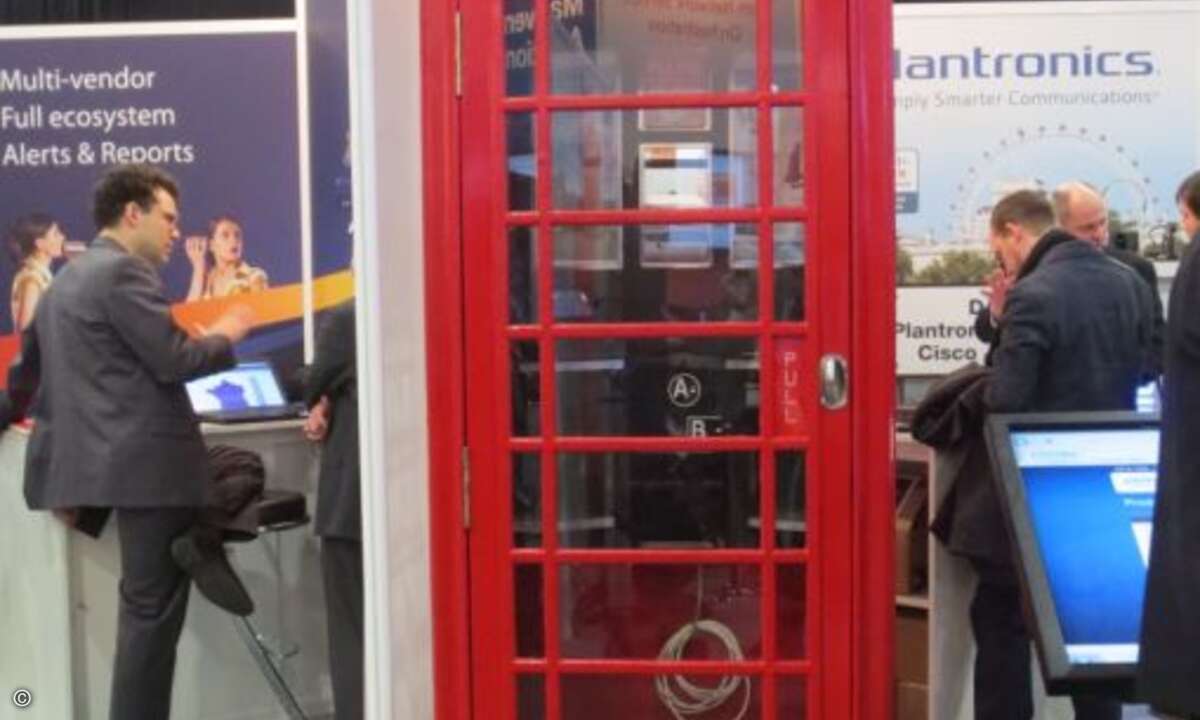 Auch im Konferenzzentrum geriet nicht in Vergessenheit, dass die CiscoLive in London stattfand