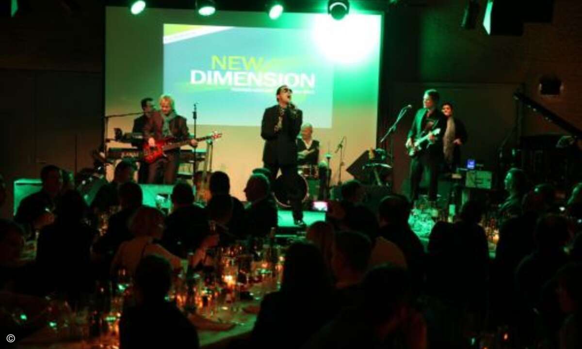 Die Live-Band sorgte am Abend für Stimmung